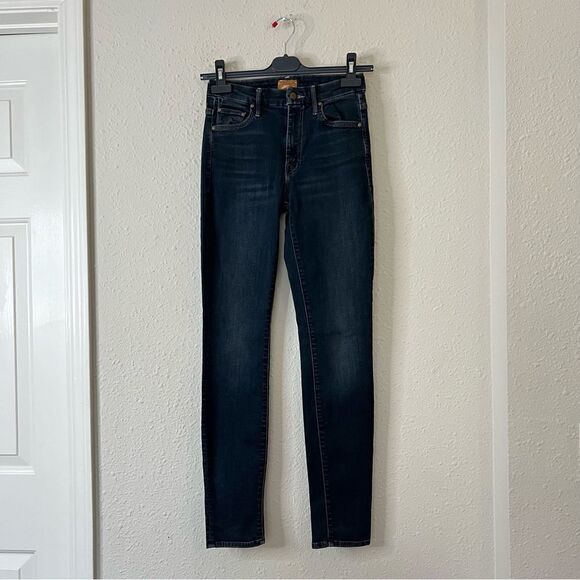 MOTHER High Waisted Looker Jeans Coffee Tea or Me Size 24 - Picture 2 of 11